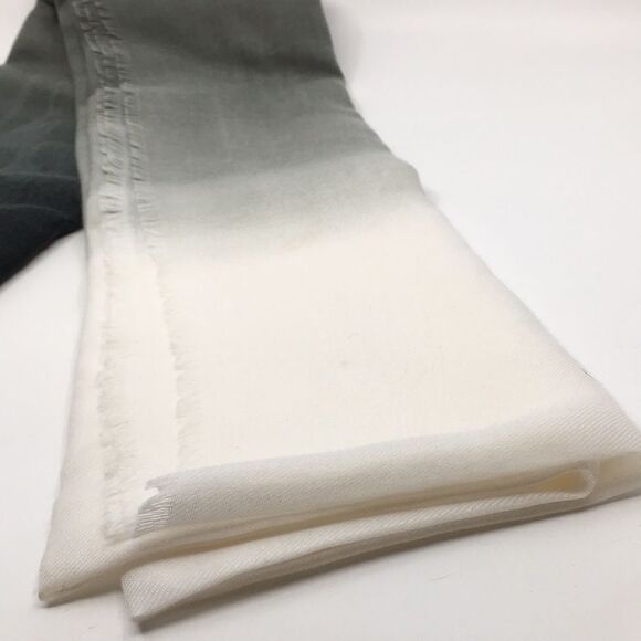 Carly Cushnie Scarf Ombre Print Black Gray and Cream - Picture 16 of 16